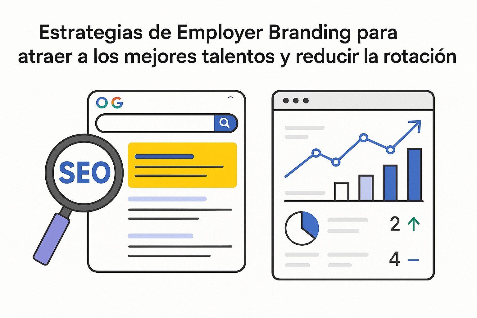 Profesional de RRHH guiando a un nuevo empleado en un proceso de onboarding, enfatizando una experiencia positiva del candidato y el employer branding