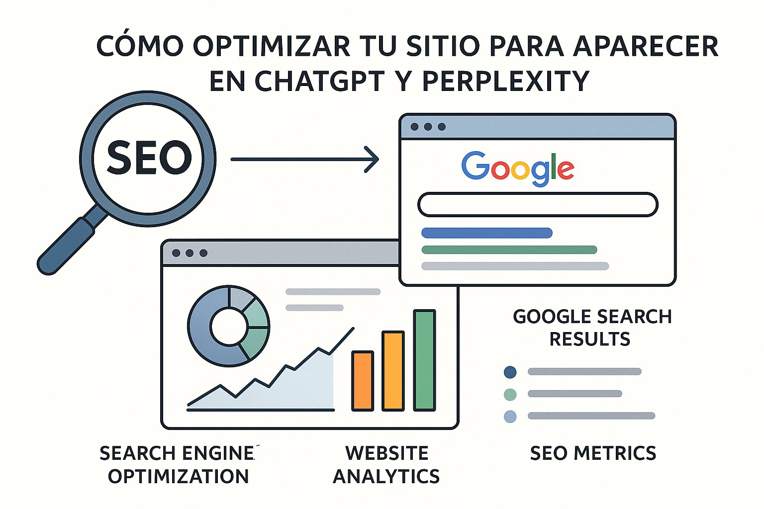 Diagrama sobre seo para ia chatgpt
