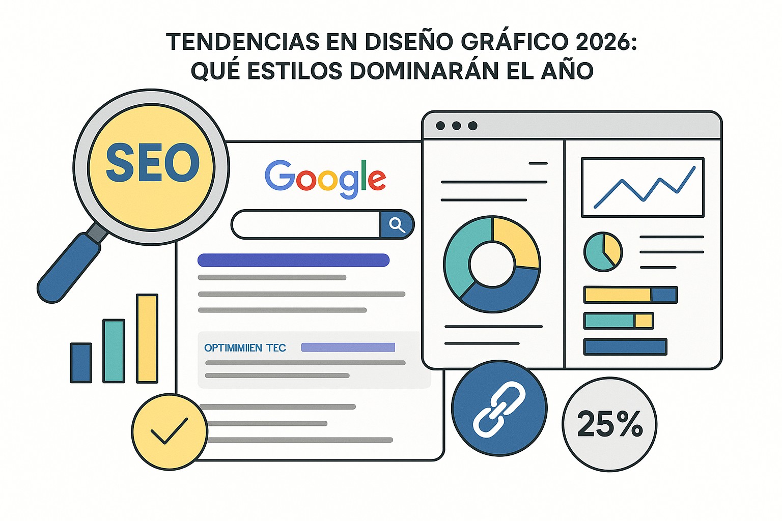 Ilustración sobre tendencias diseno grafico 2026