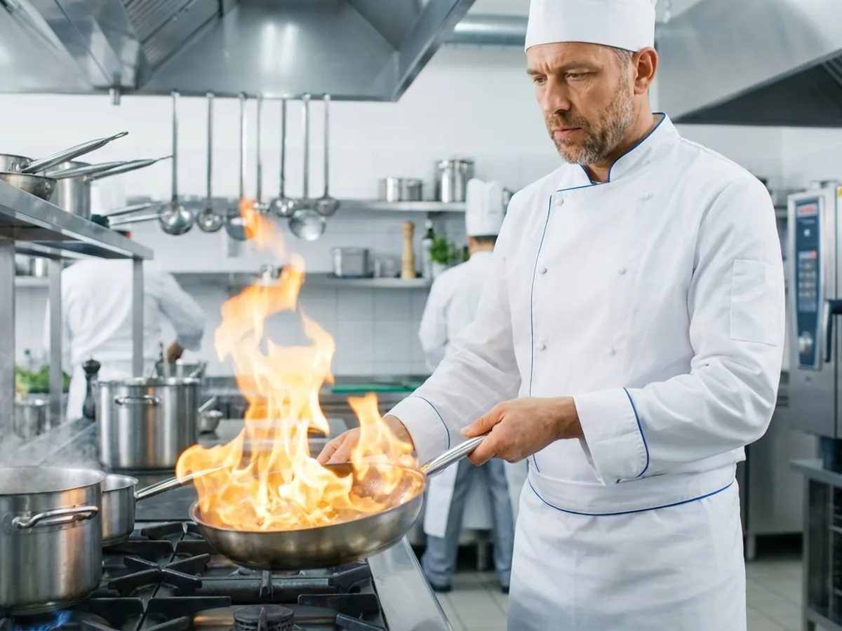 Chef profesional trabajando en Ecuador